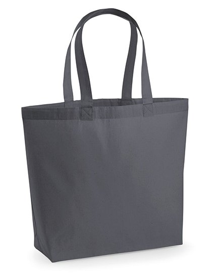 Westford Mill Maxi-Sac en Coton 18 Litres, Noir – Graphite Grey