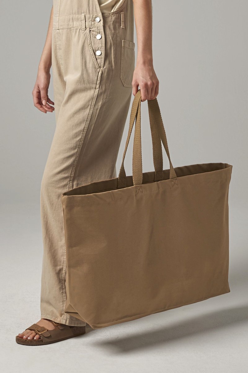 Westford Mill Geräumige Baumwoll-Strandtasche