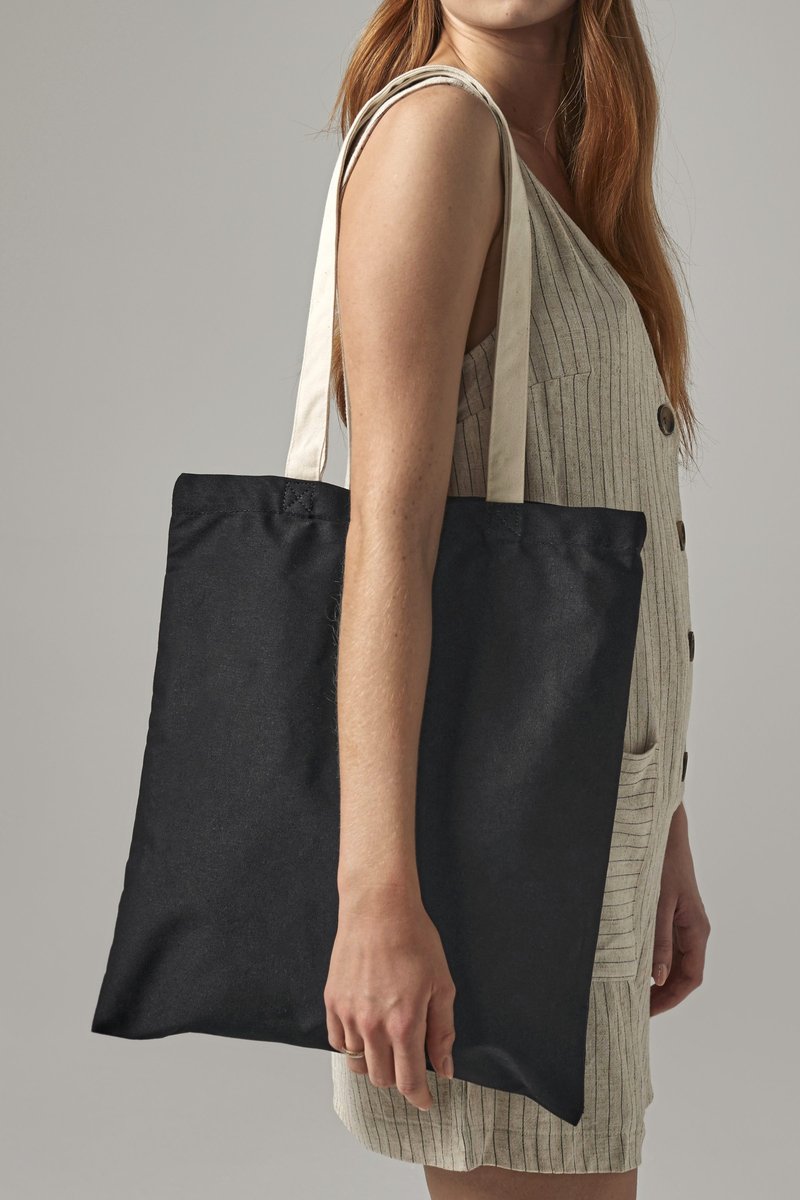Westford Mill Sac en Coton Biologique avec Anses Contrastées