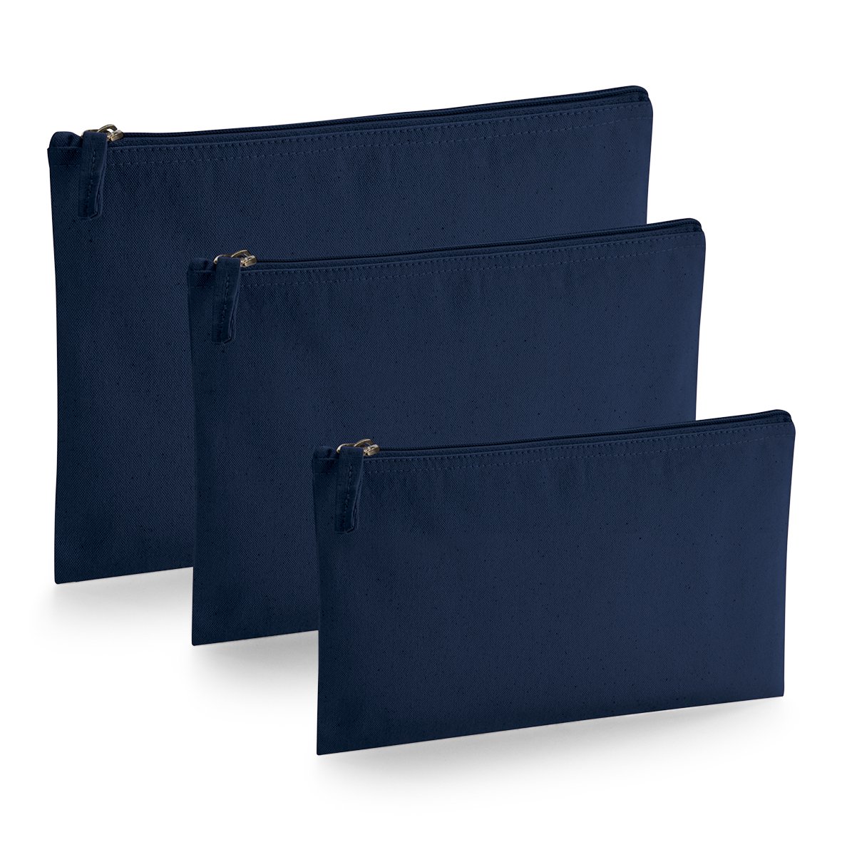 Westford Mill Bio-Baumwoll Kulturtasche mit Reißverschluss