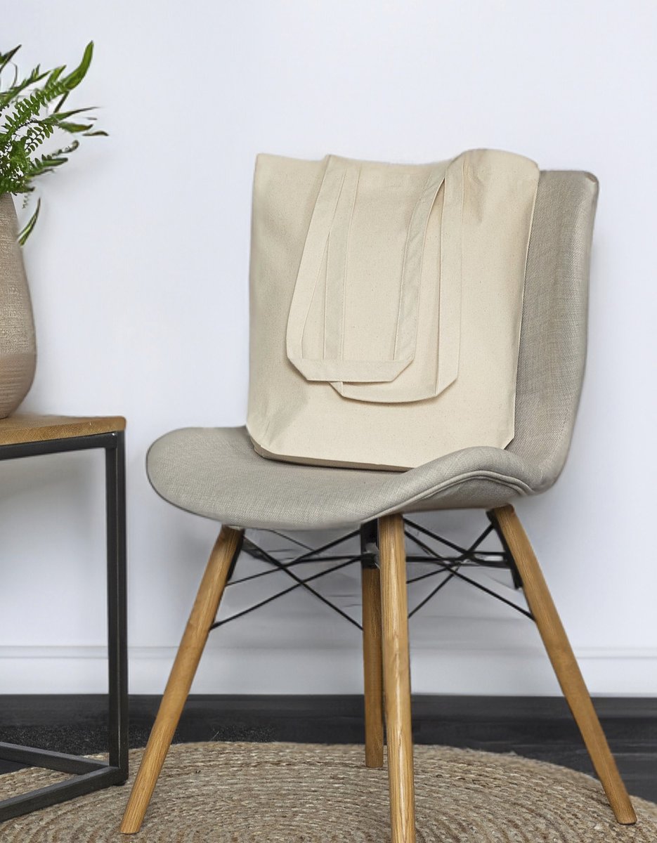 Halink Baumwolltasche mit langen Griffen