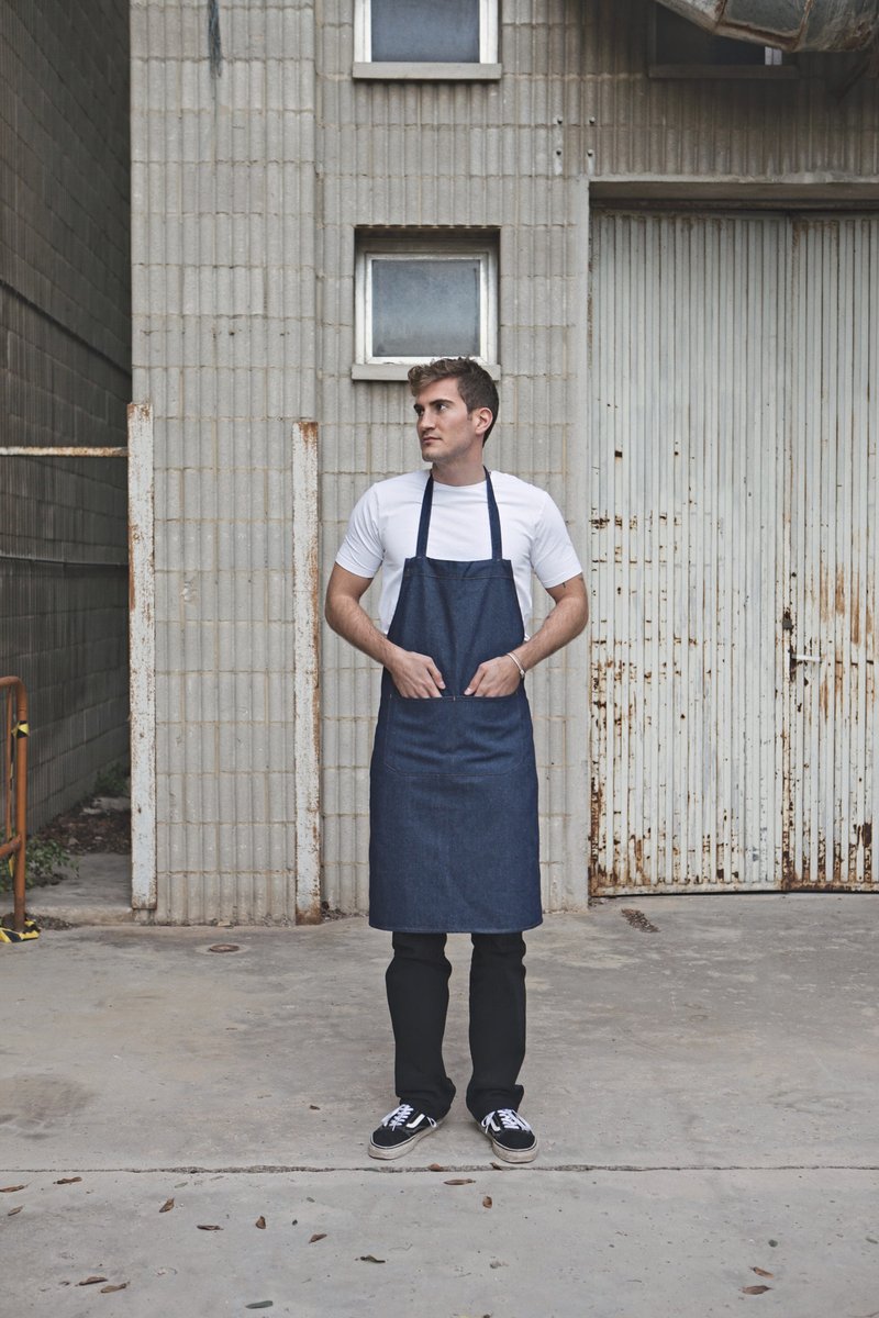 Link Kitchen Wear Latzschürze mit Fronttasche 2023