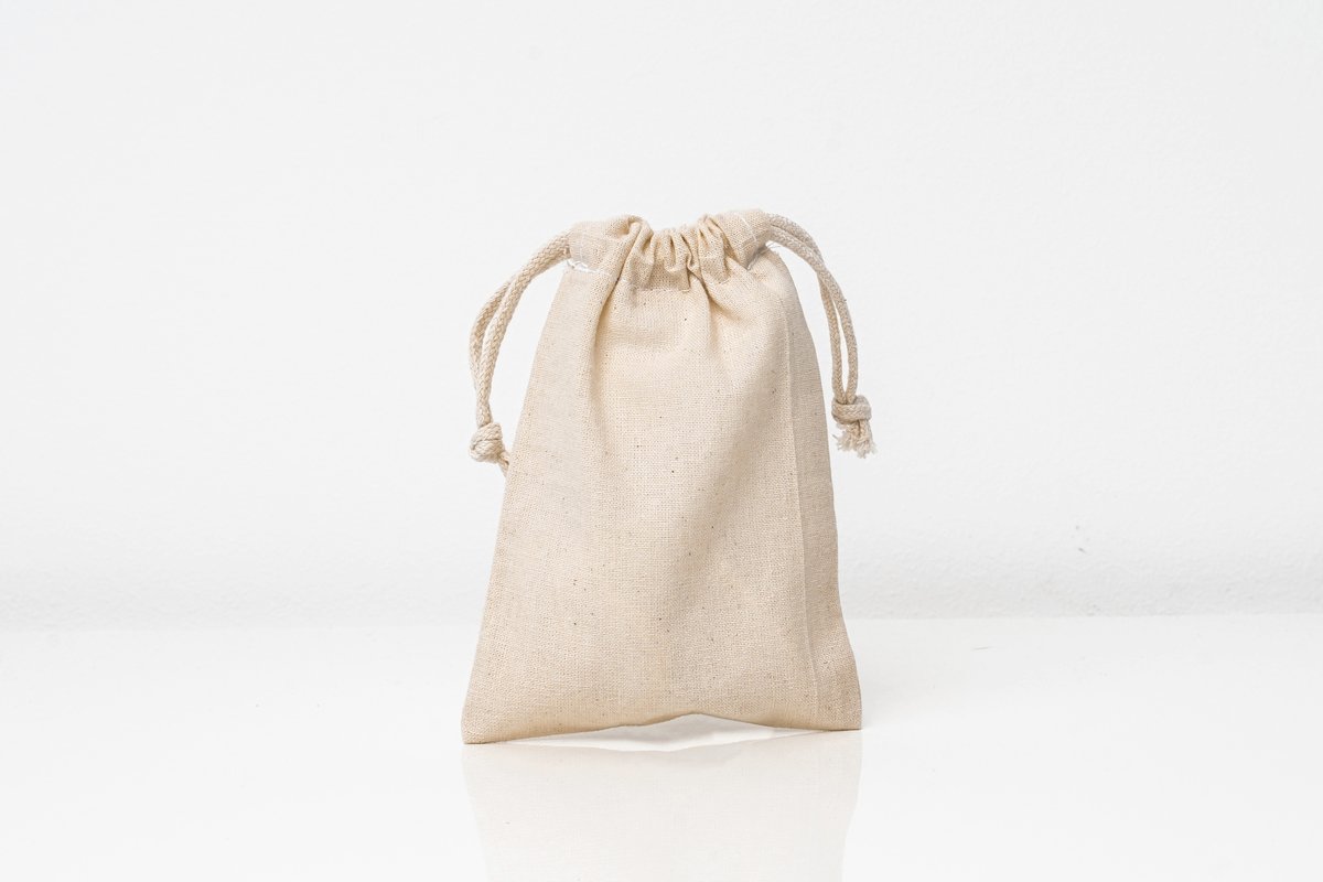 Printwear Baumwoll-Midi-Tasche mit Kordelzug