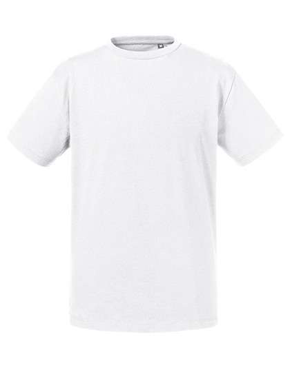 Russel Pure Organic Bio-Baumwolle T-Shirt mit schmalem Kragen