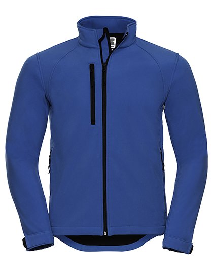 Russel Atmungsaktive Softshell-Jacke mit Taschen, Azure Blue XS, Z140 – Bild 1