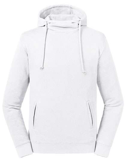 Russel Pure Organic Bio-Baumwolle Kapuzenpullover Hochkragen
