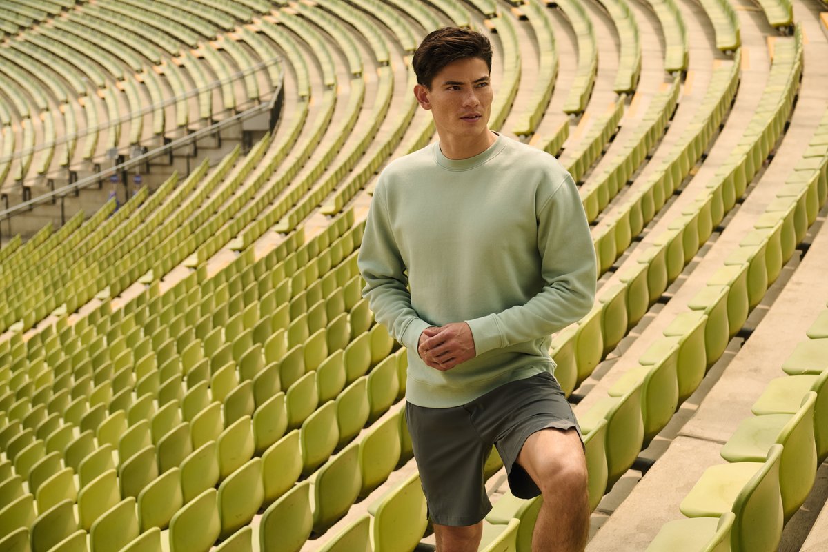 Russel Exklusives Sweatshirt aus ringgesponnener Baumwolle