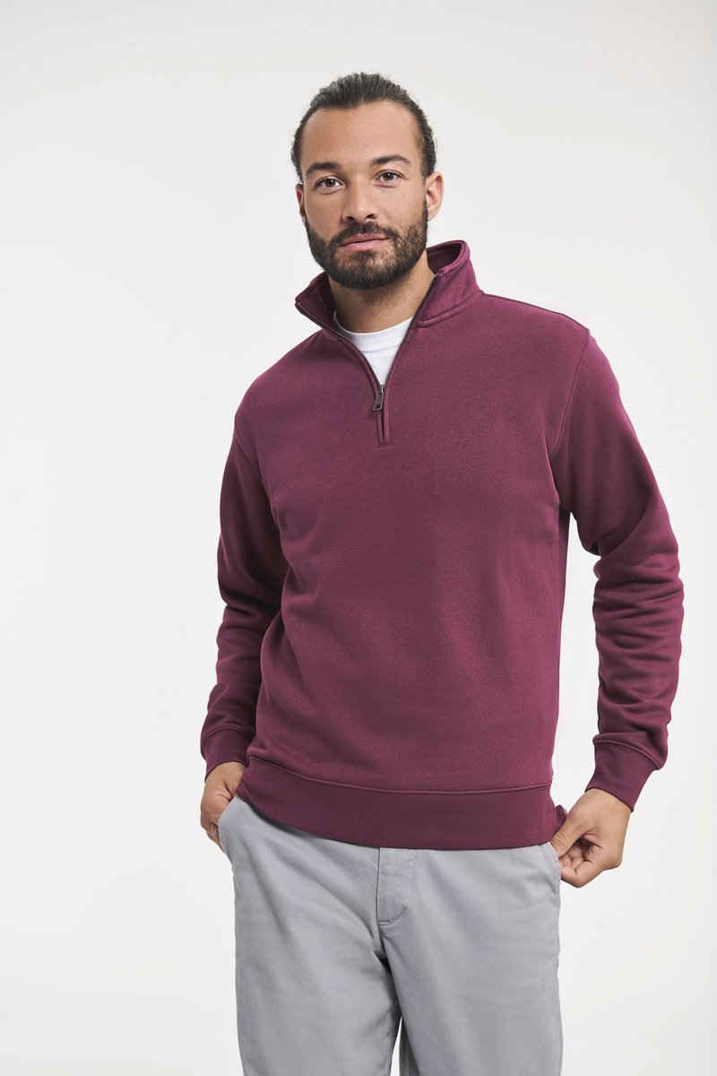 Russel Half-Zip Sweatshirt aus Baumwolle für Herren