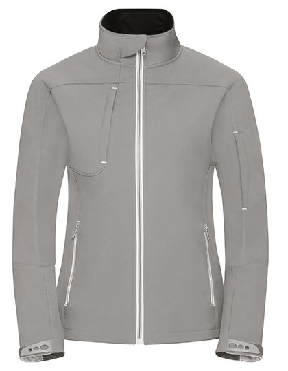 Russell Softshell Jacket with Bionic-Finish® for Women, Black XS, Z410F – Stone