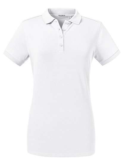 Russel Slim Fit Stretch Piqué Poloshirt für Damen