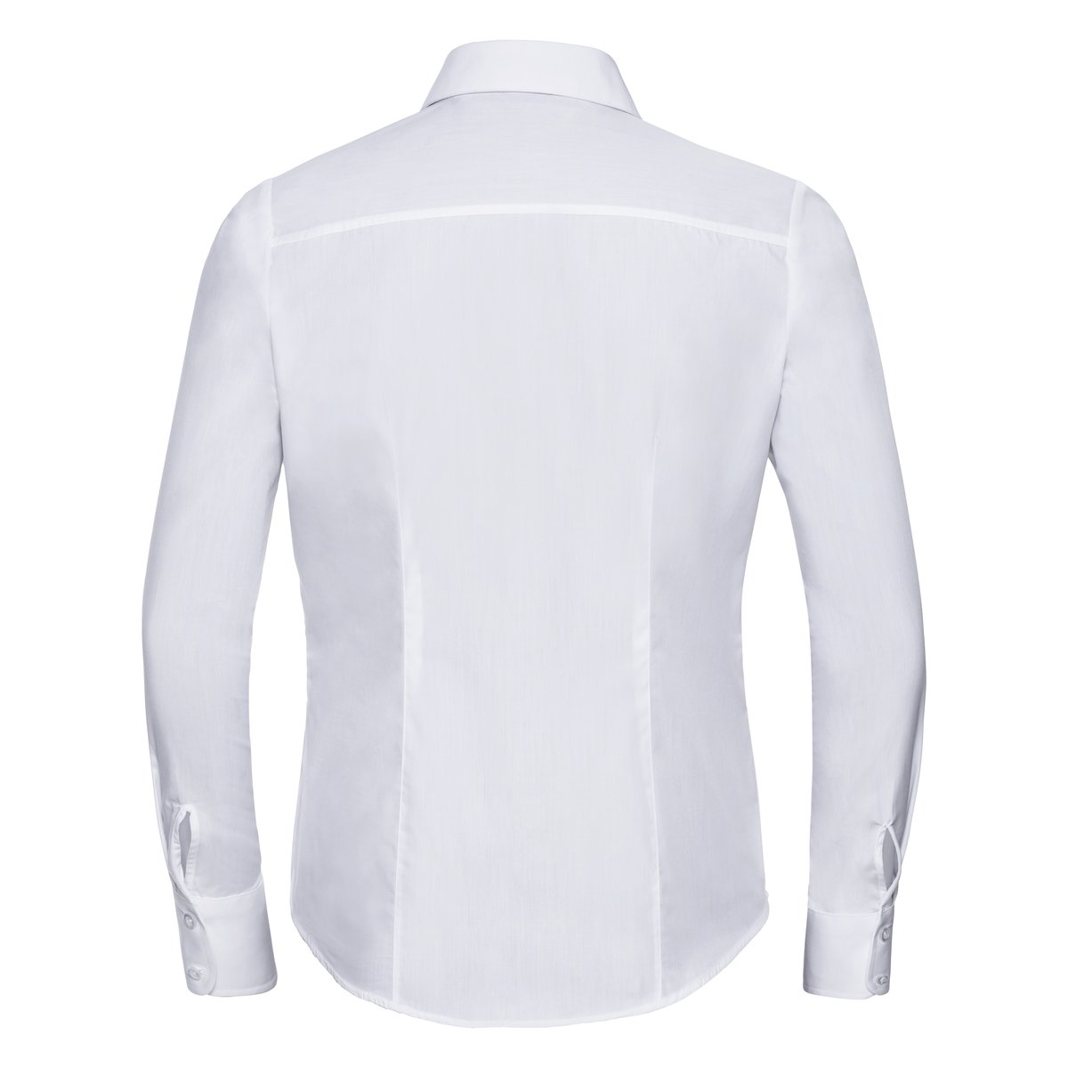 Russell Collection Camicia in Popeline aderente con bottoni, Black S, Z924F – immagine 4