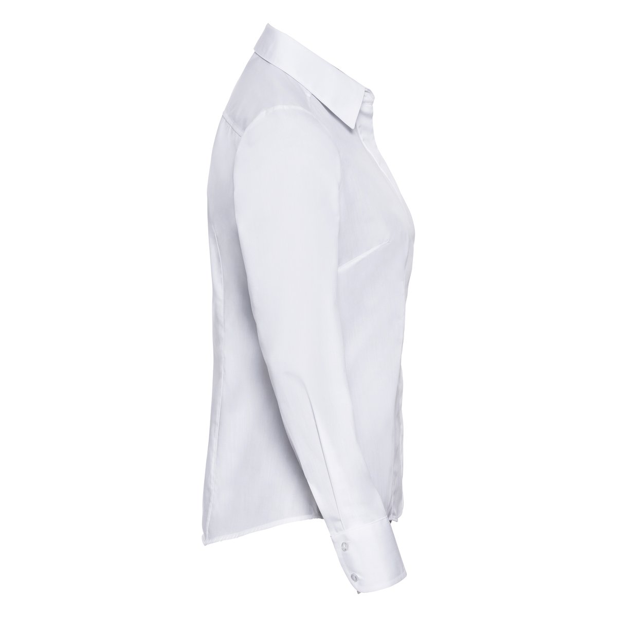 Russell Collection Camicia in Popeline aderente con bottoni, Black S, Z924F – immagine 5
