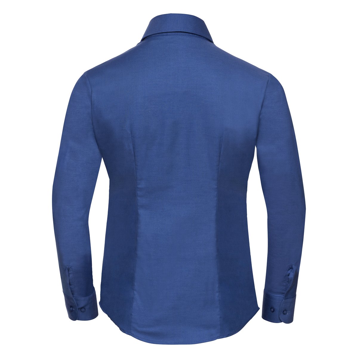 Russell Collection Oxford Bluse Slim Fit Pastellfarbe, Black XS, Z932F – Bild 4