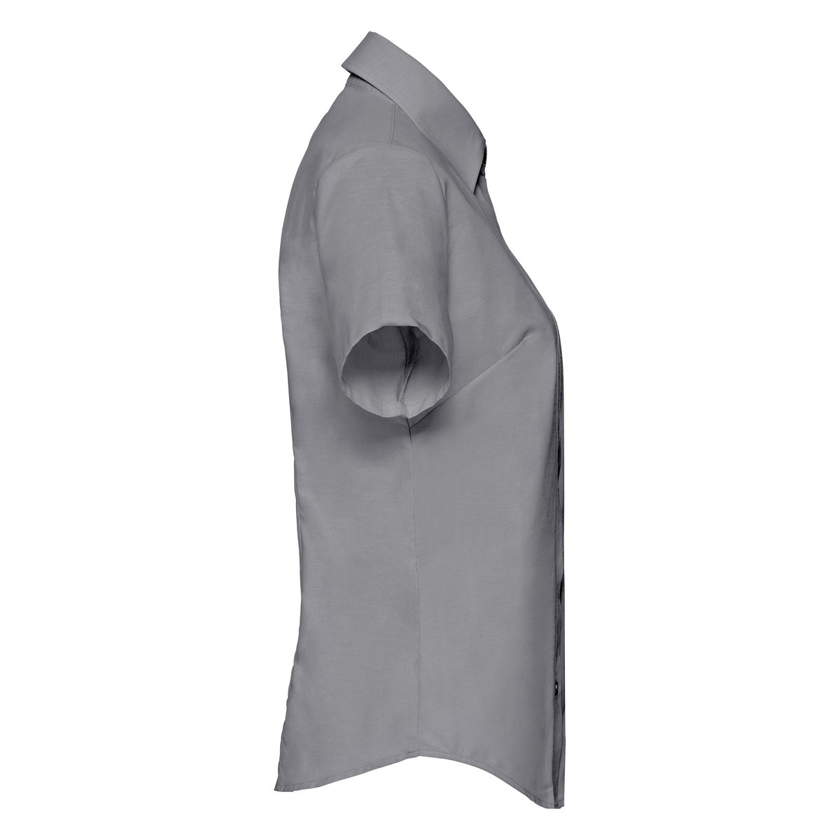 Russell Collection Short-Sleeve Shirt Oxford Collection for Women, Black XS, Z933F – image 5