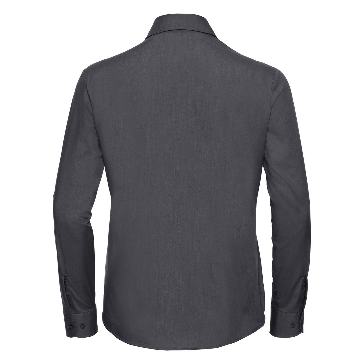 Russell Collection Camicetta classica in Popeline con taschino, Black XXL, Z934F – immagine 4