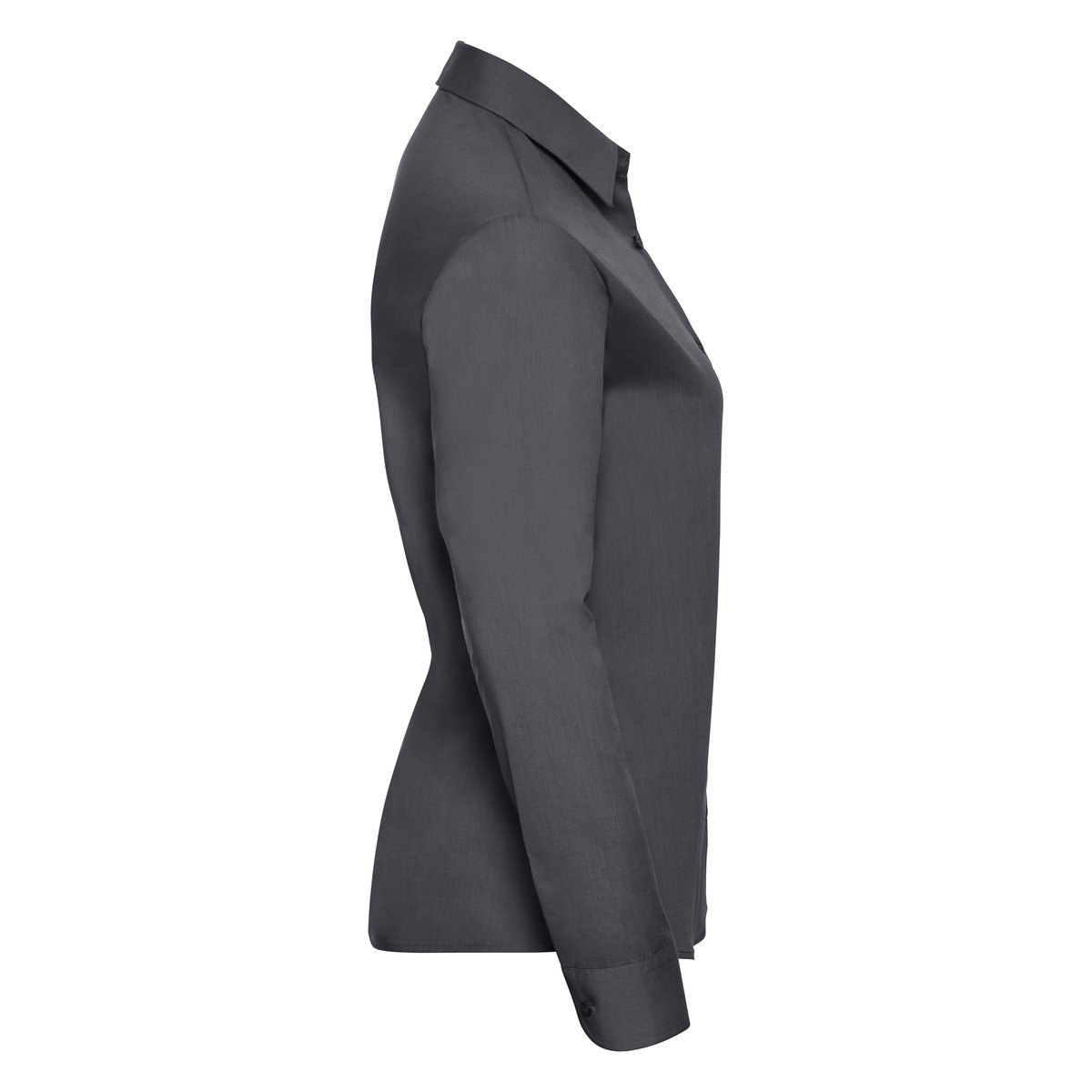 Russell Collection Camicetta classica in Popeline con taschino, Black XXL, Z934F – immagine 5